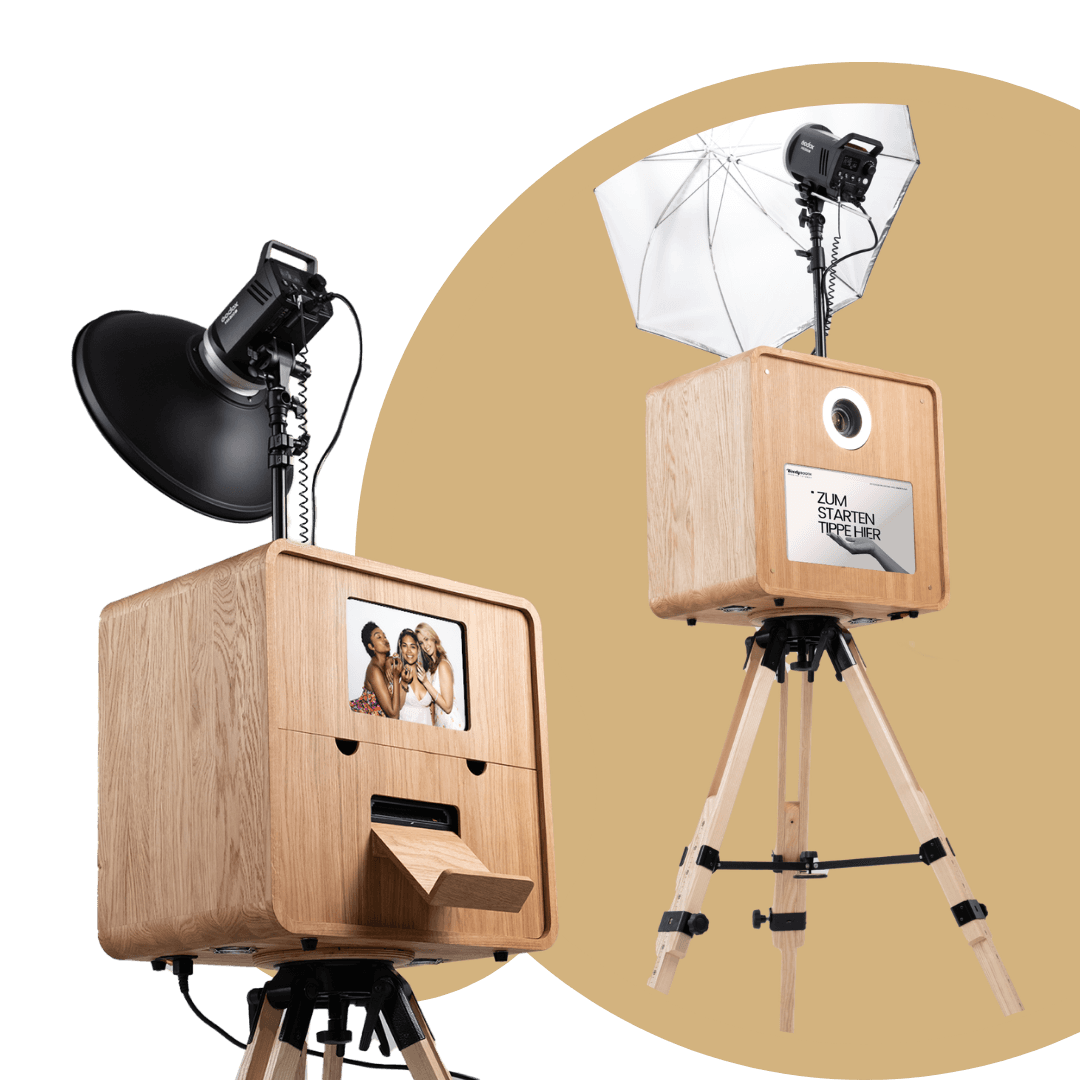 WoodyBooth Premium Fotobox — mieten in Delitzsch