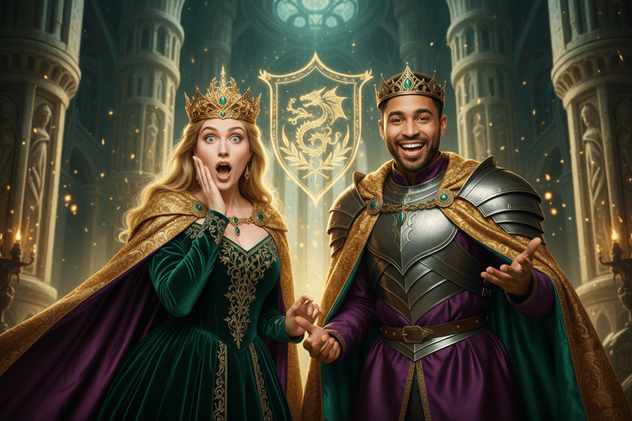 KI-Effekt Dragon Realm — Beispiel einer KI-Fotobox Aufnahme
