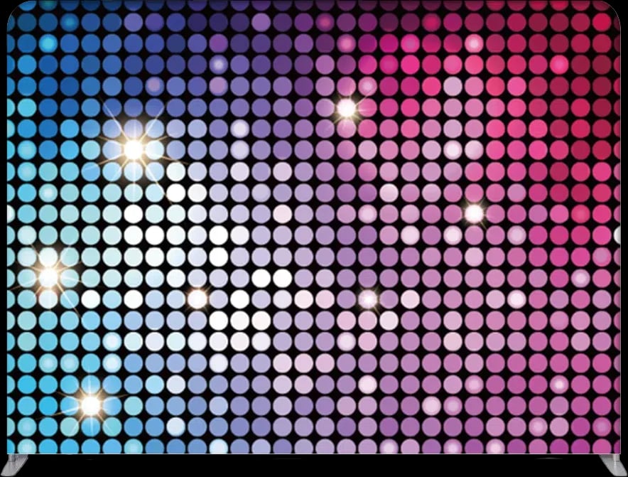 Fotobox Hintergrund Party Disco — echter Hintergrund zum Aufbauen
